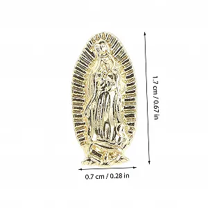 Прикраси для манікюру Метал Healvian Модні Діва Золотий synthetic.ua - Фото 1