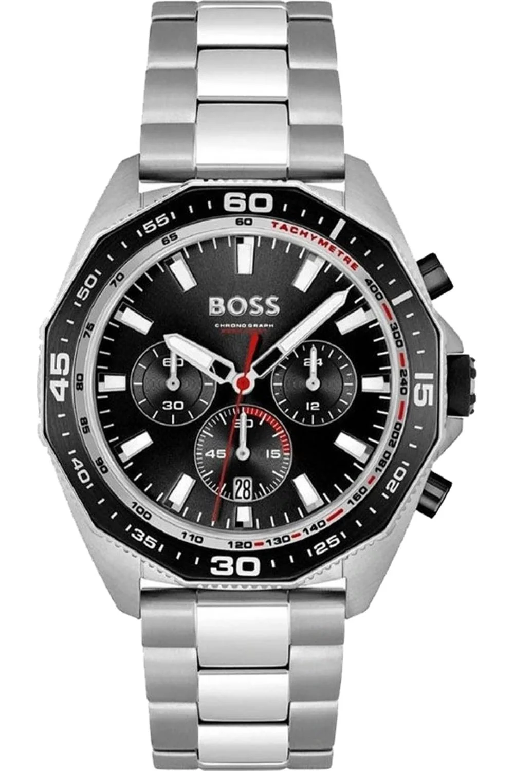 Хронограф BOSS Кварцевые Часы для Мужчин 1513971 Черный Браслет, фото №1 Хронограф BOSS Кварцевые Часы для Мужчин 1513971 Черный Браслет, фото №1