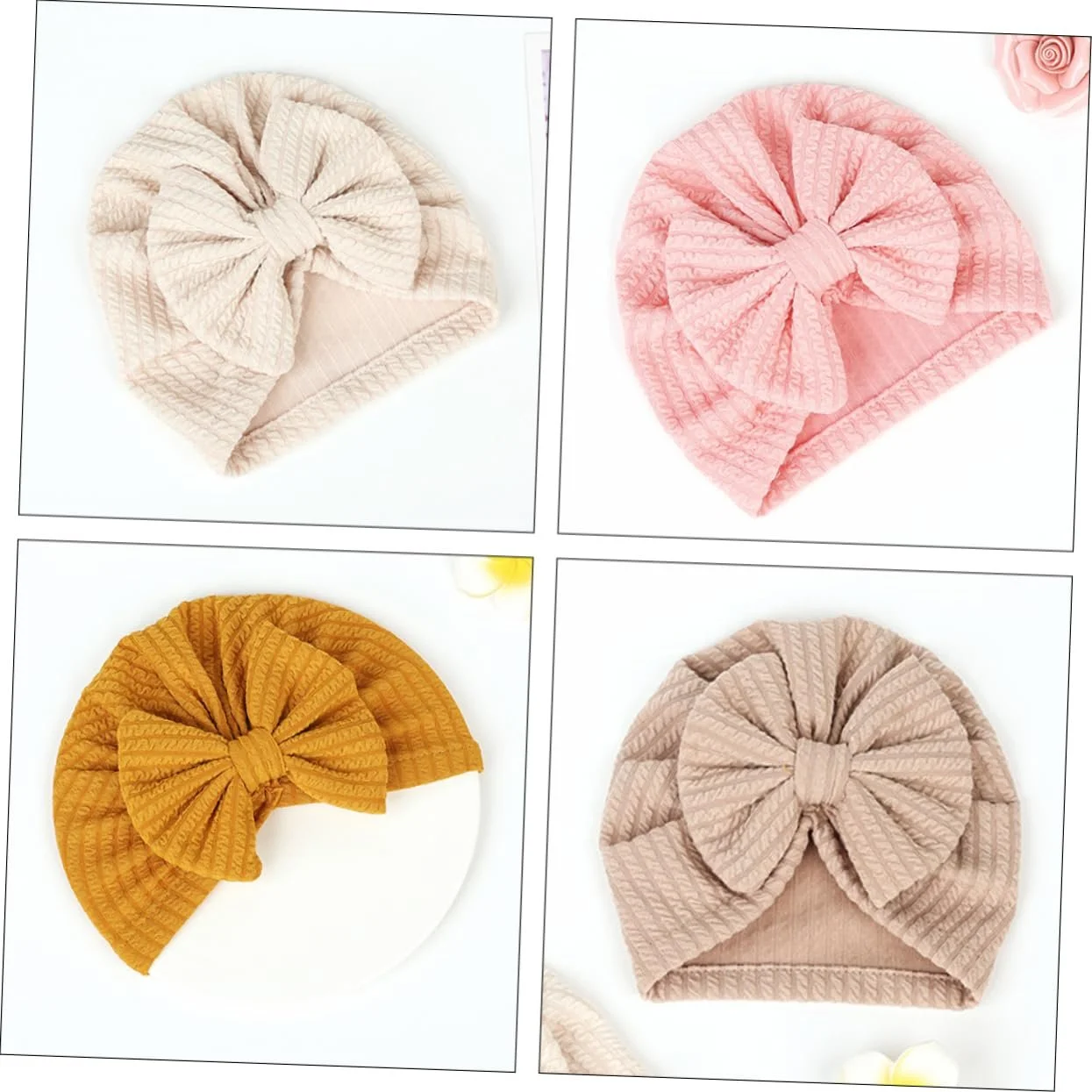 Шапка VALICLUD Еластична з бантом, фото №7