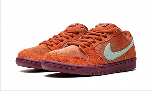 Кроссовки Nike SB Dunk Low Mystic Red Rosewood 38.5 synthetic.ua - Фото 1