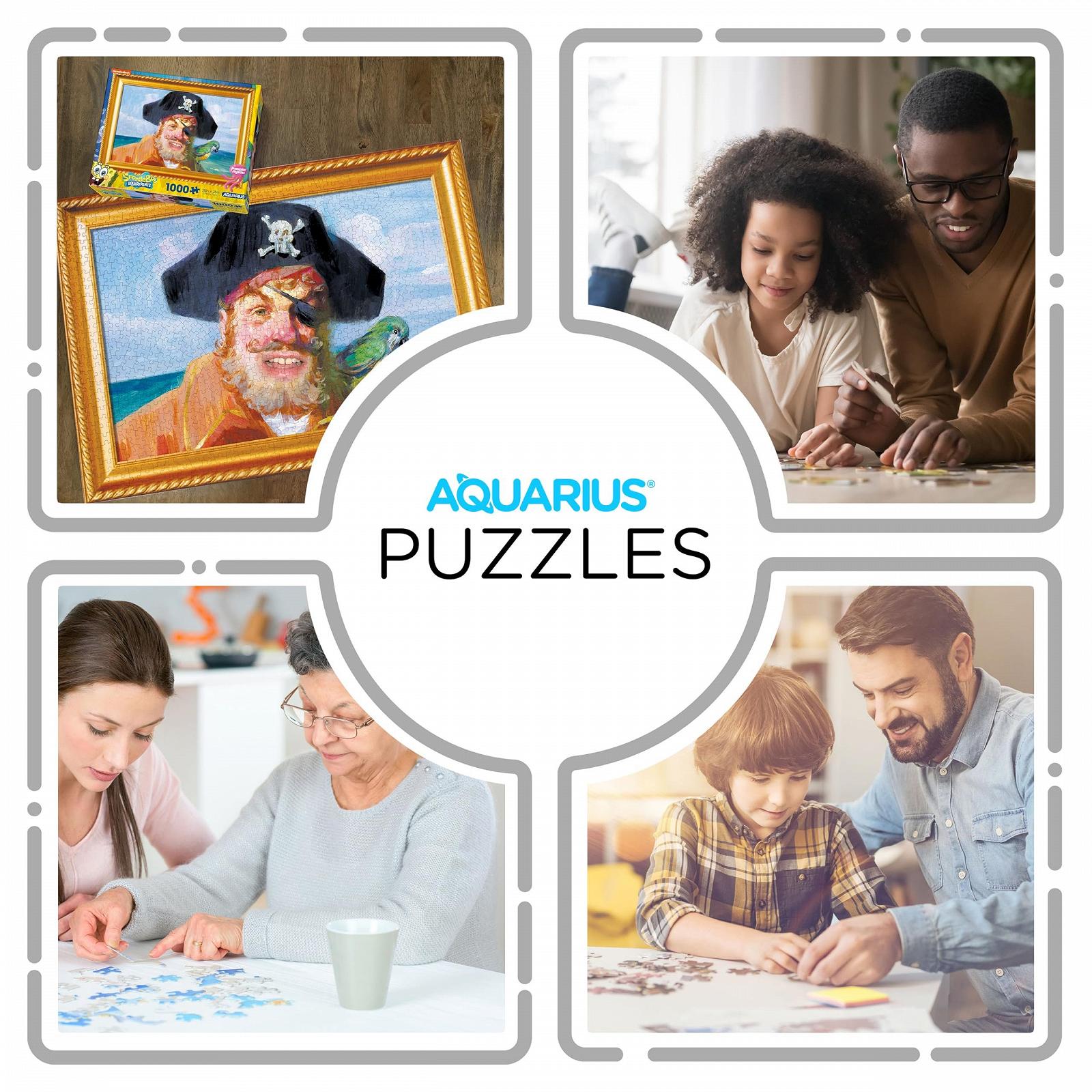 Пазл AQUARIUS SpongeBob SquarePants Painty The Pirate 1000 элементов антибликовый 55.9 x 71.1 см, фото №5