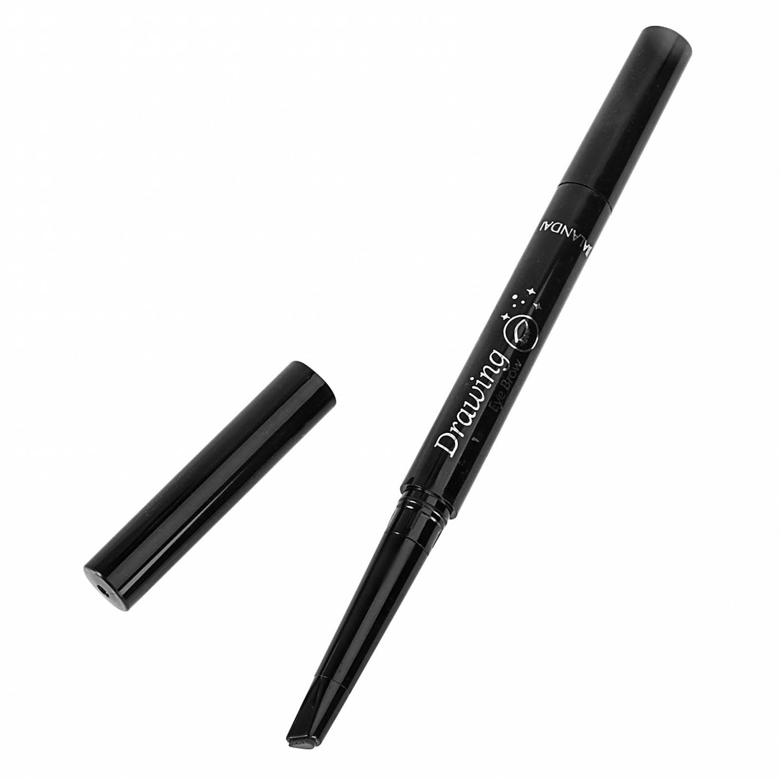 Набор POPETPOP Portable 3 Шт. Карандаш для бровей Двусторонний Вращающийся Шоколад Цвет, фото №1