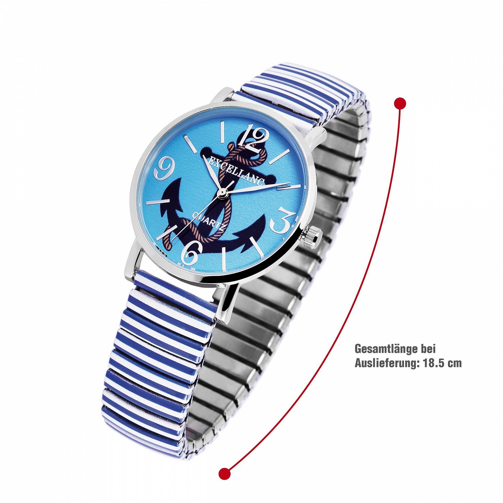 Годинник Excellanc Жіночий Сталевий Морський Аналоговий Кварцовий, фото №2
