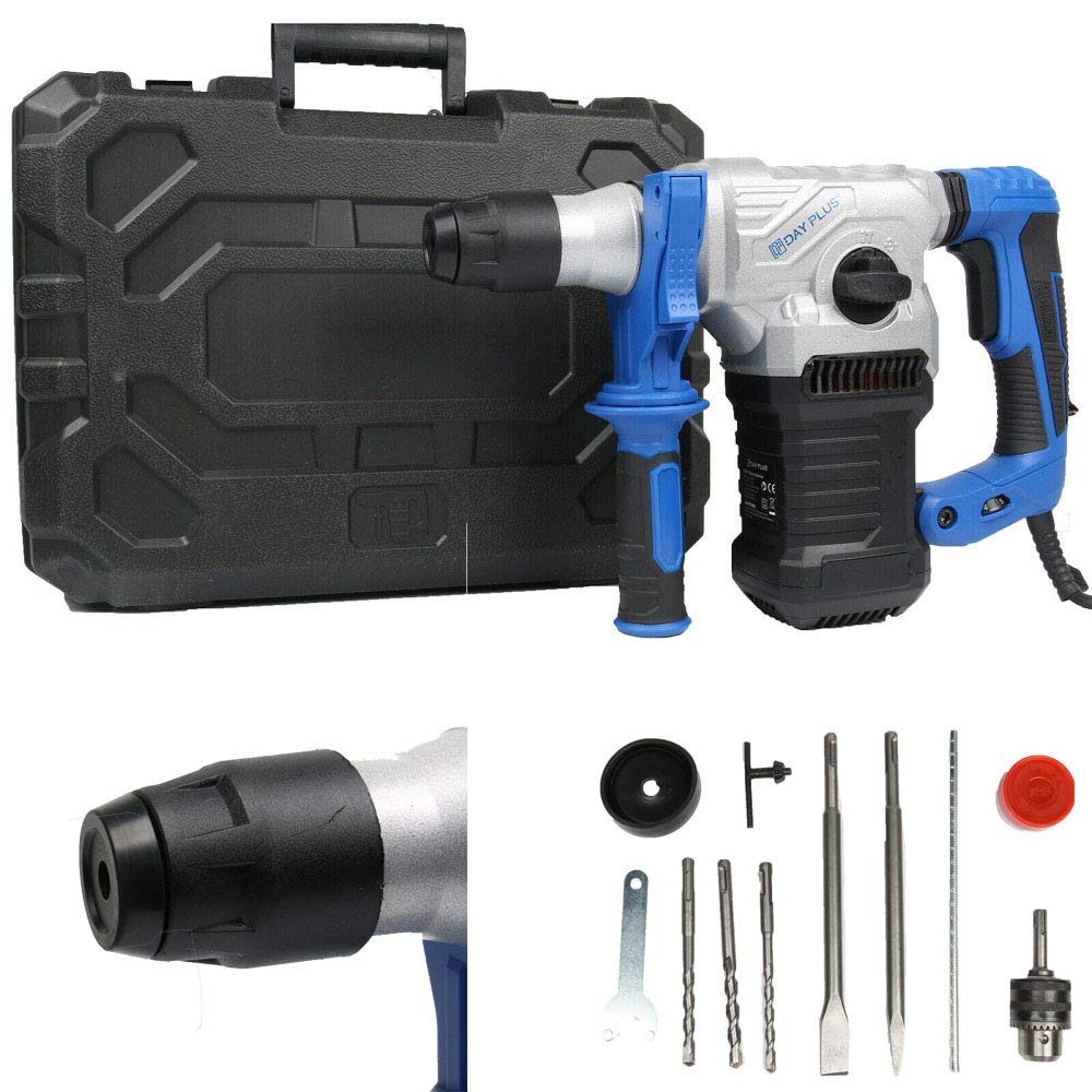 Електричний перфоратор Concrete Drill Breaker Kit Air Hammer Tool SDS Plus 1500 Вт Cord, фото №1