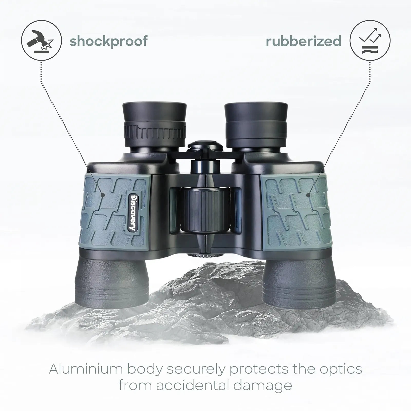 Бінокль Discovery Flint 8 x 40 Porro Prism BK-7 Aluminium, фото №3