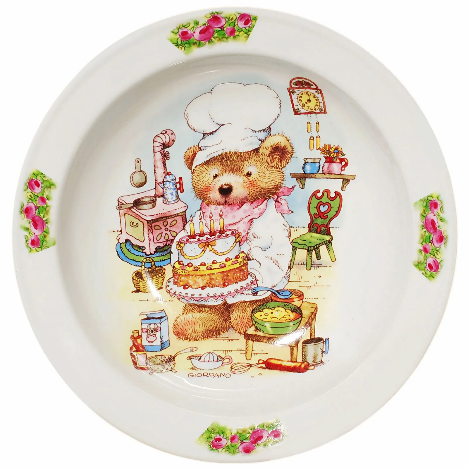 Набір дитячого посуду Миле плюшеве ведмежа з тортом і риболовлею Порцеляна / Кераміка, фото №6 Набір дитячого посуду Миле плюшеве ведмежа з тортом і риболовлею Порцеляна / Кераміка, фото №6