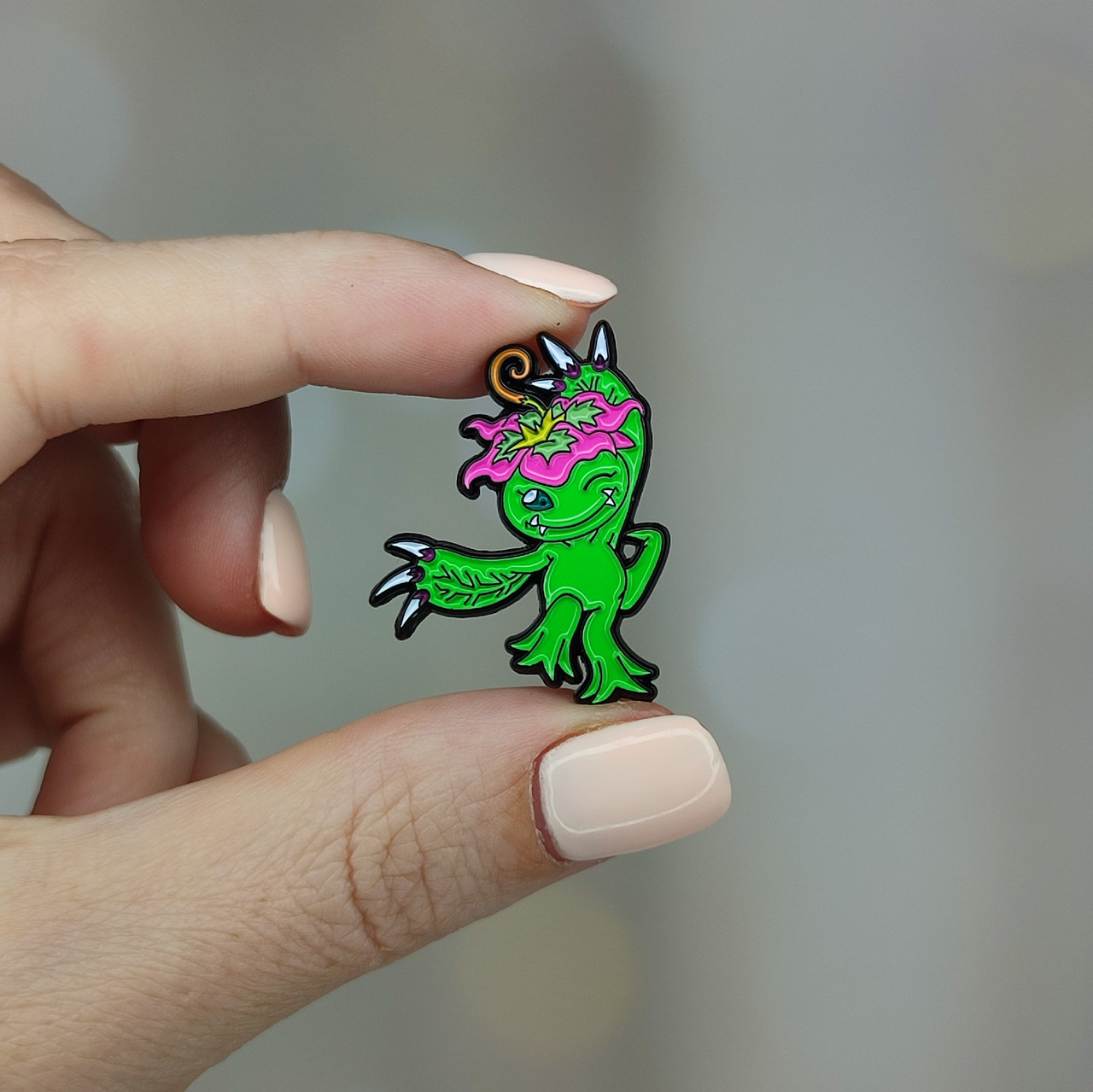 Металлический значок пин Дигимон Палмон Приключение дигимонов, фото №1