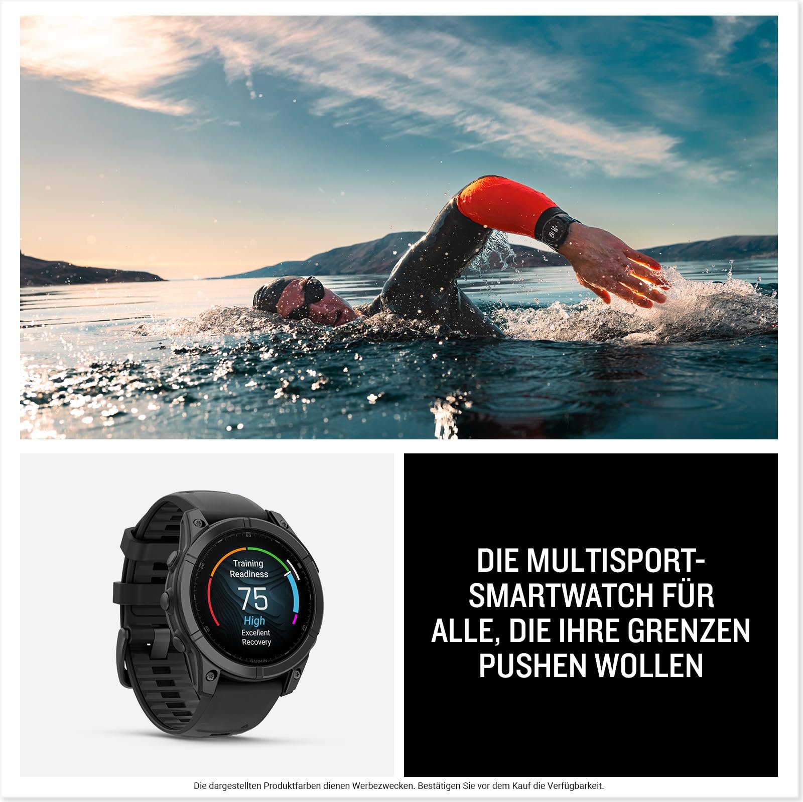 Смарт-часы Мультиспорт GPS Garmin fēnix E 47 мм AMOLED 1,3 дюйма, фото №7