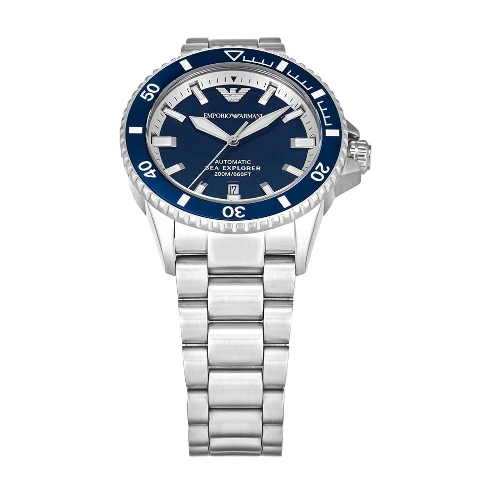 Мужские часы Emporio Armani, кварцевый механизм, размер корпуса 42 мм, корпус из нержавеющей стали, кожаный или силиконовый ремешок, фото №4 Мужские часы Emporio Armani, кварцевый механизм, размер корпуса 42 мм, корпус из нержавеющей стали, кожаный или силиконовый ремешок, фото №4