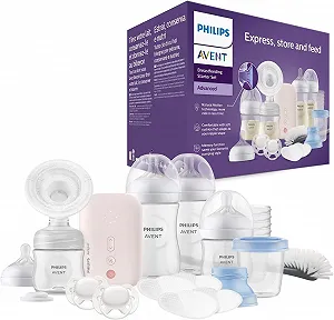Подарунковий набір Philips Avent: електричний молоковідсмоктувач SCD340/31 та стерилізатор SCF291/00, BPA-Free - Фото 1