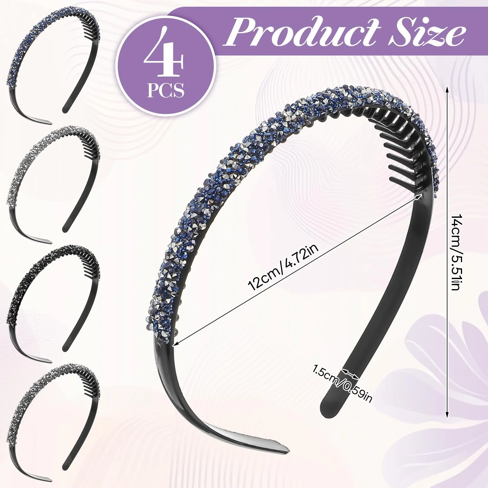 Обруч для волос JIEYAO, фото №4