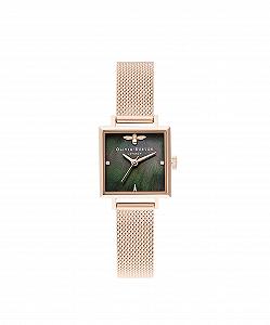 Жіночий годинник Olivia Burton China EXC Collection Аналоговий Кварцовий Чорний перламутр Рожеве золото - Фото 1