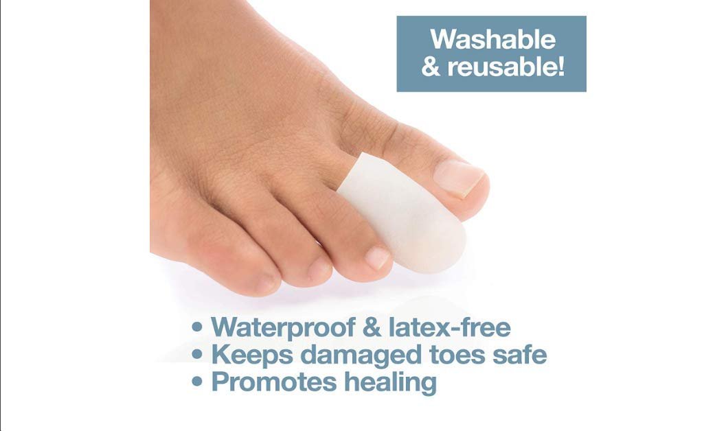 Гелевий ковпачок та захист для пальців ніг Білий, малий, фото №3