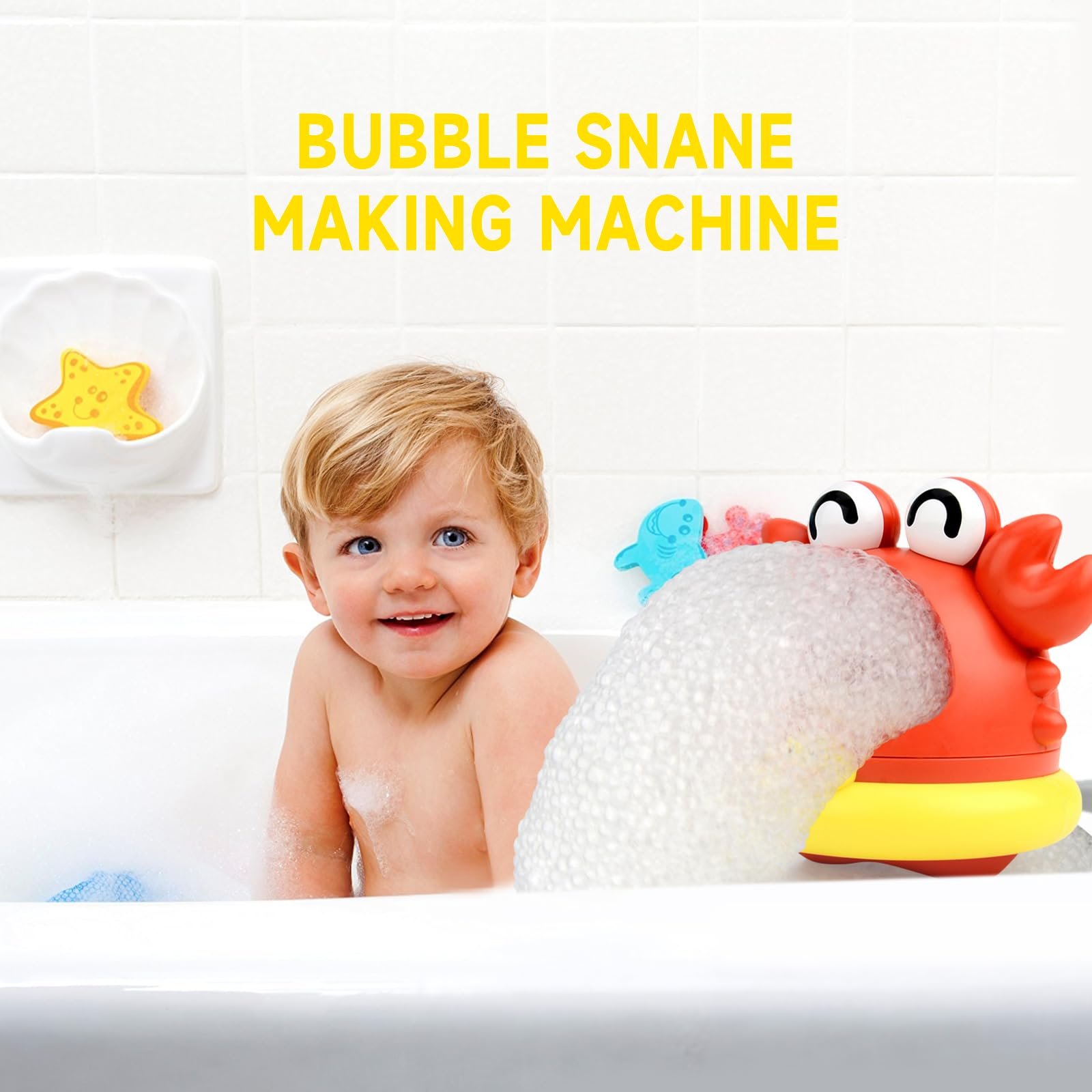 Іграшка для ванни Крабова машина для піни для ванни для дітей, фото №2