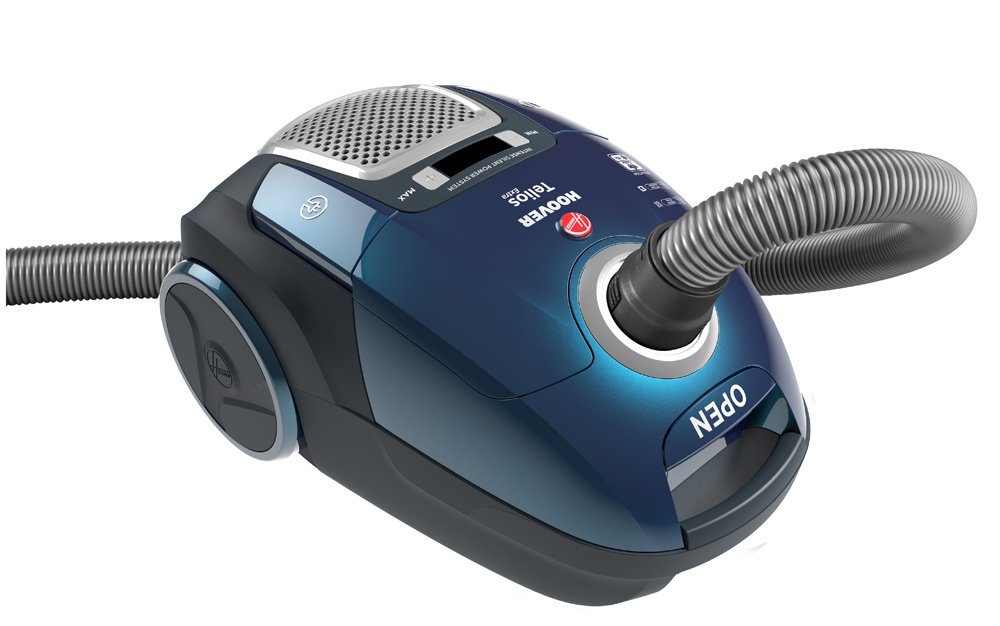 Пилосос Hoover Telios TX 60 для домашніх тварин (A + +, Циліндричний, Пилосос з пиловим мішком, 3.5 л, Синій, Телескопічний), фото №3