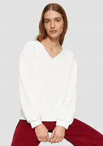 Толстовка s.Oliver Scuba V-подібний виріз synthetic.ua - Фото 1