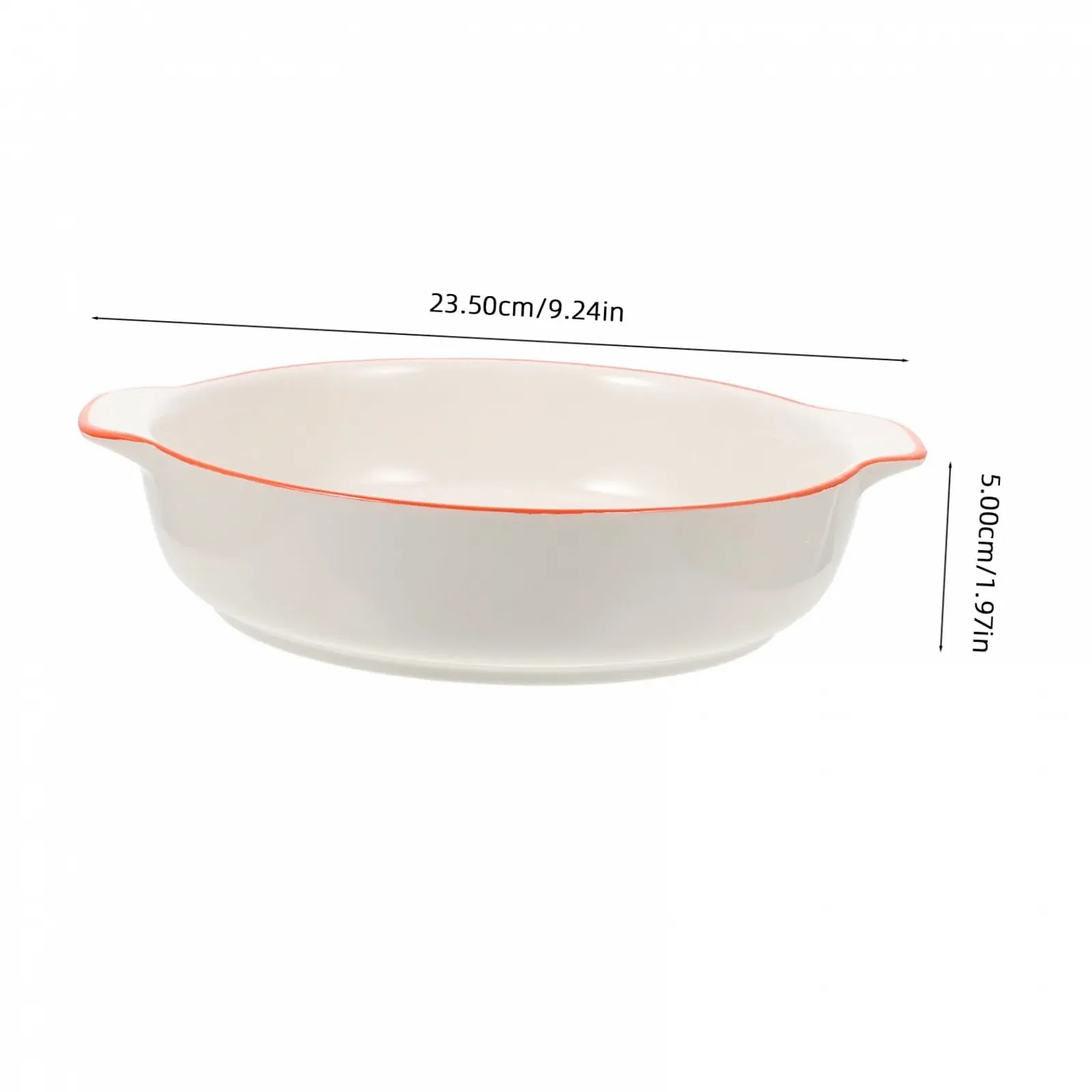 Форма для выпекания керамическая с двойной ручкой для кексов и запеканок, фото №3