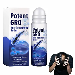 Раствор для роста волос Pemarlis, Роликовый шарик для лечения волосяных фолликулов, Питательное средство для разглаживания корней волос для мужчин и женщин, от выпадения волос, сухих и вьющихся волос (4) - Фото 1