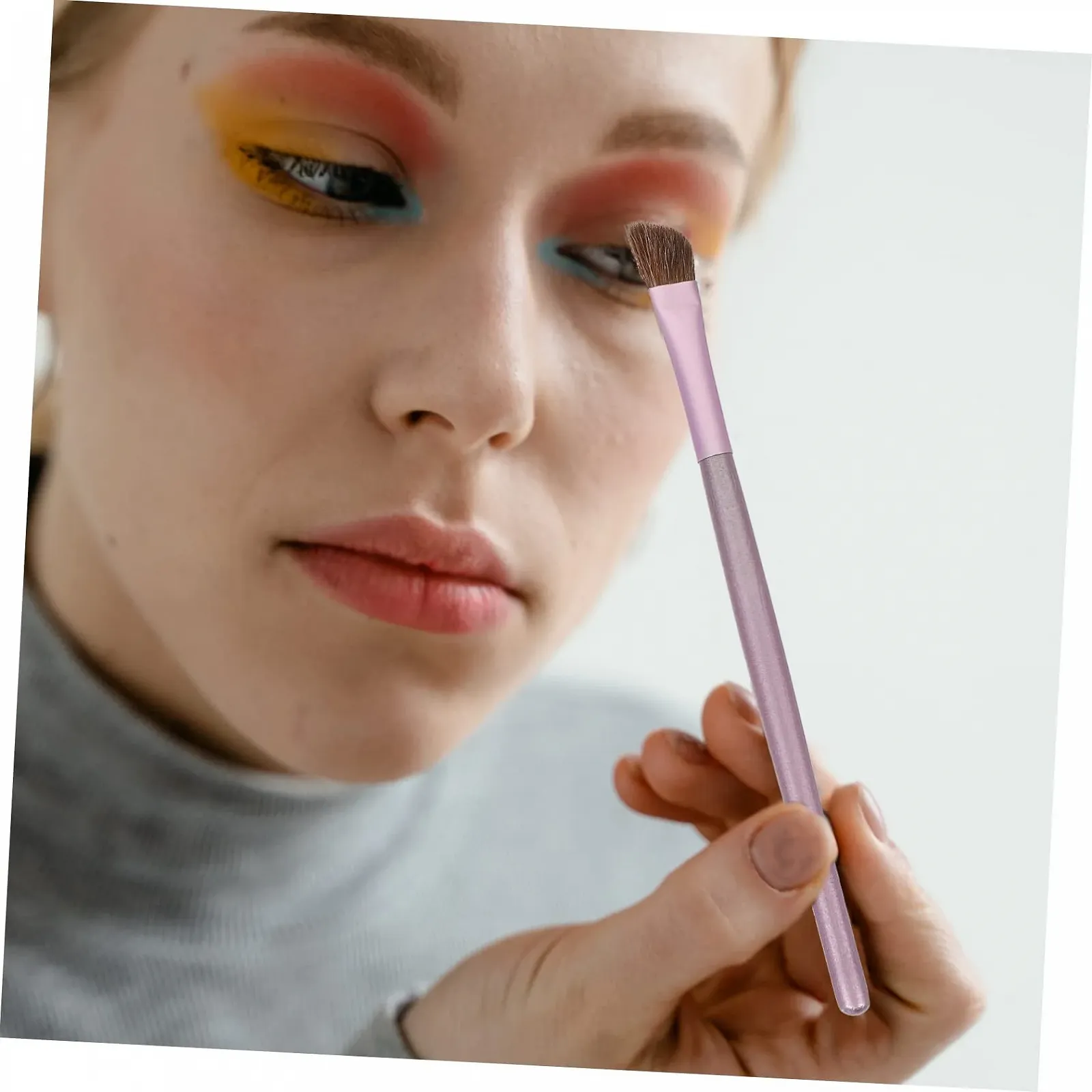 Пензлі для тіней FRCOLOR 5 шт з кінського волосся, фото №3