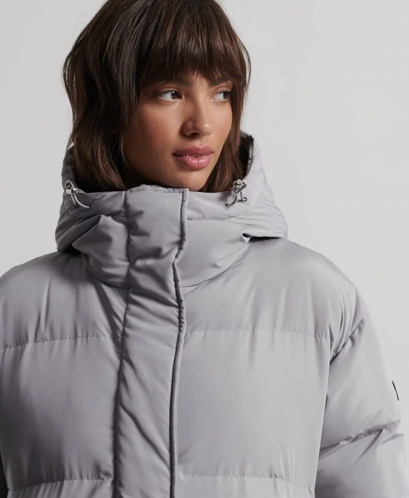 Пальто Superdry Studios Longline Duvet, фото №4 Пальто Superdry Studios Longline Duvet, фото №4