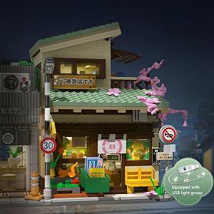 Конструктор Здание Barweer Японский продуктовый магазин Серия C66015W 921 деталь synthetic.ua - Фото 1