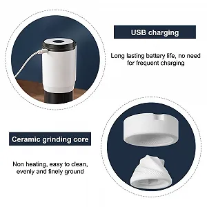 Електрична кавомолка Бездротова еспресо Регульована грубість USB-зарядка synthetic.ua - Фото 1