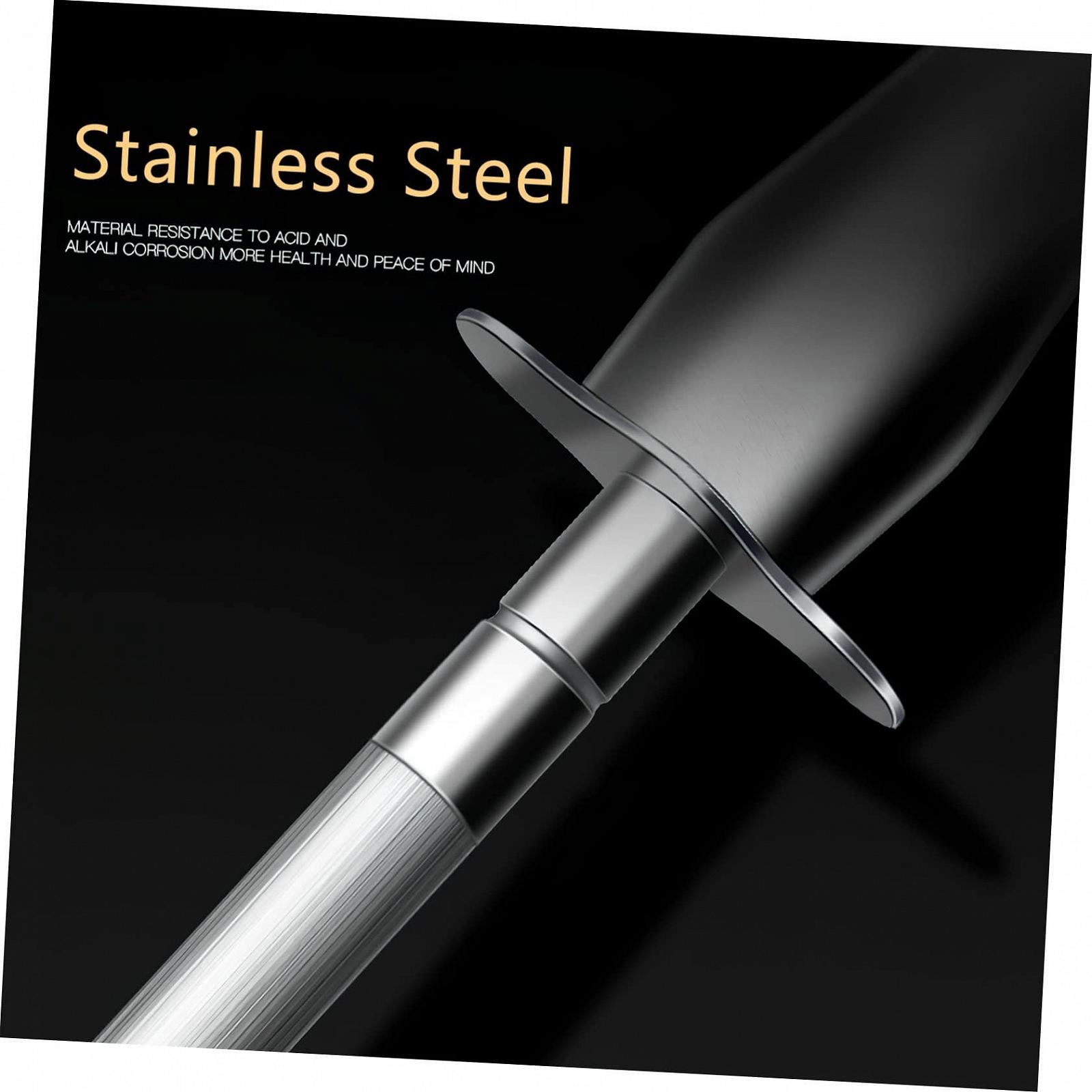 Мусат для ножей из нержавеющей стали с большой поверхностью, фото №5