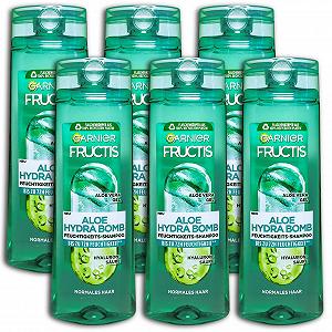 Шампунь Garnier Fructis Aloe Hydra Bomb упаковка 6 шт 300 мл - Фото 1