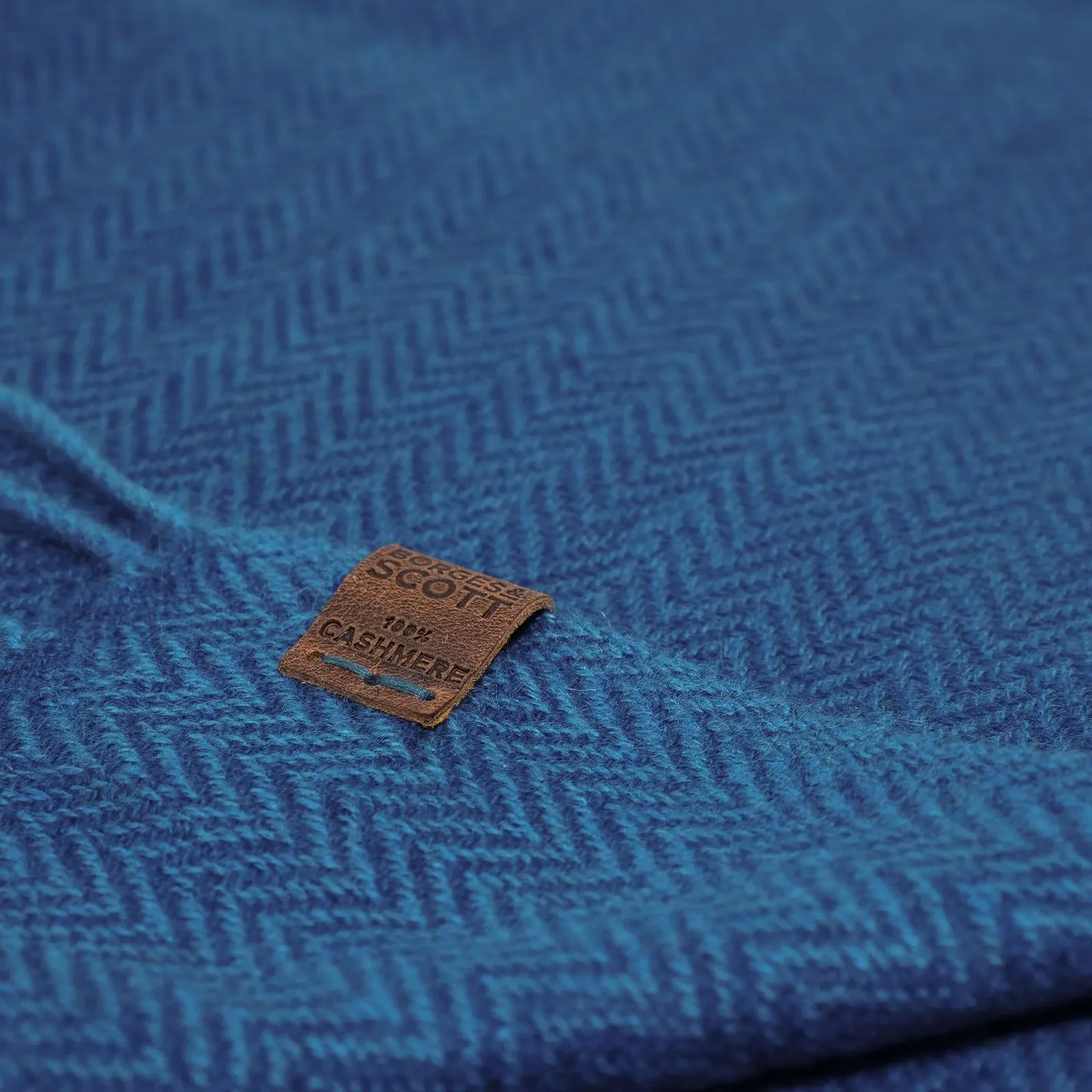 Плед Borges & Scott 100% Кашемир Синий HB, фото №3