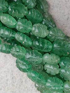 Бусины Натуральный Зеленый Клубничный Арбуз Гладкие 7 x 9 - 7.5 x 10 мм, нить длиной 40 см бусины из драгоценных камней для ожерелья, браслета synthetic.ua - Фото 1