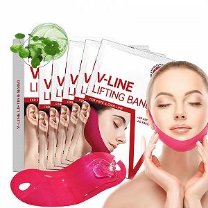 V-образная маска для лица с коллагеном, набор из 5 штук - Фото 1