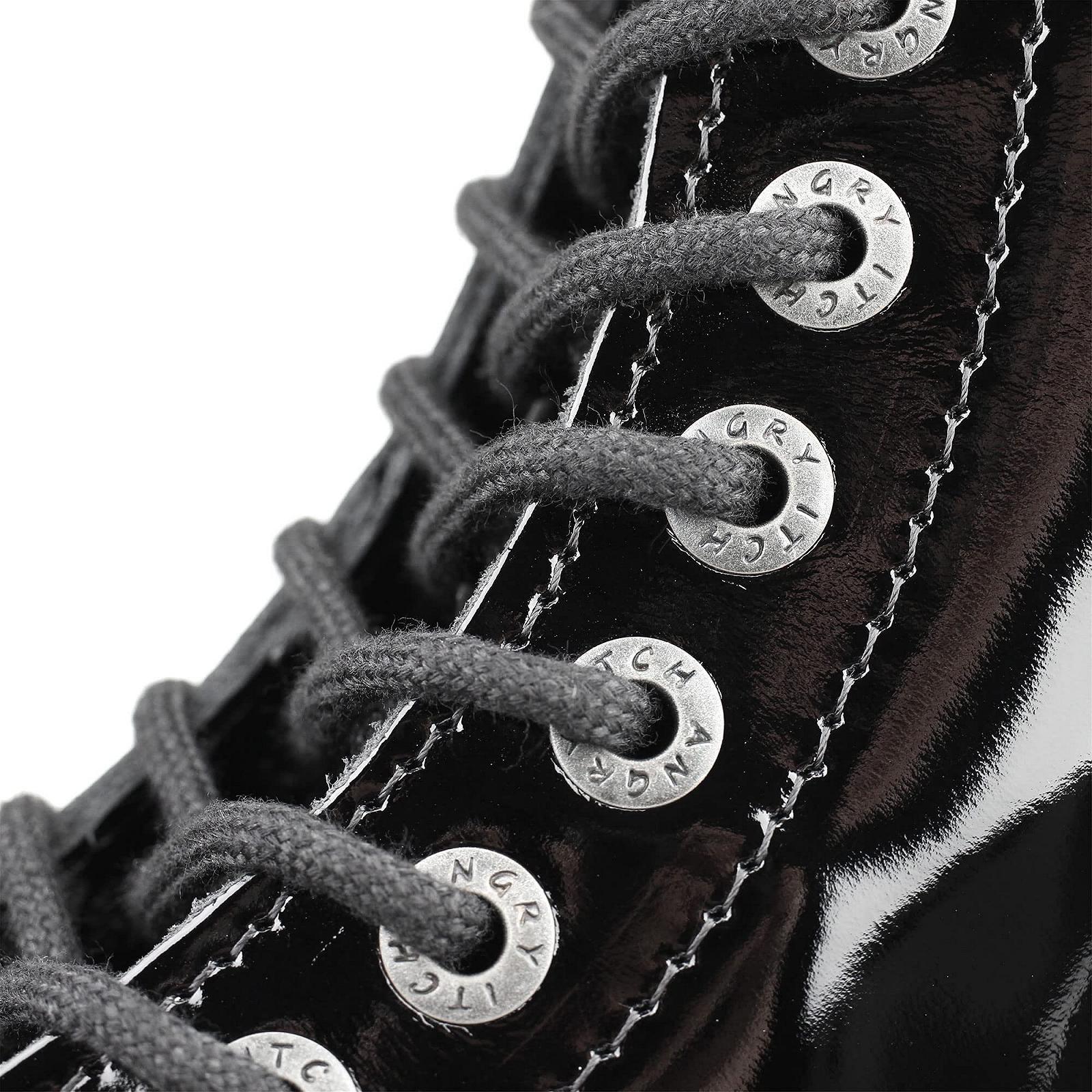 Чоботи Angry Itch 14-Loch, лакована шкіра, чорні, фото №7 Чоботи Angry Itch 14-Loch, лакована шкіра, чорні, фото №7