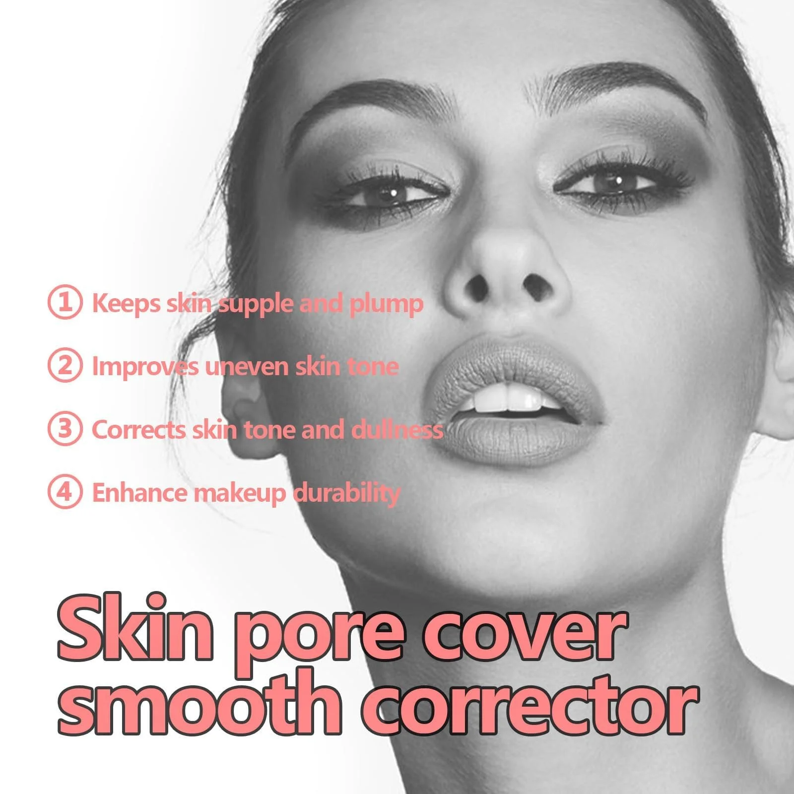 Коректор для шкіри, що покриває пори, гладкий, корегуючий колір, стік-консилер, контроль жирності, фото №3