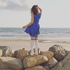 Гольфы DRESHOW 3 пары Женские выше колена Гетры выше колена Длинные полосатые носки Школьные вязаные спортивные носки synthetic.ua - Фото 1