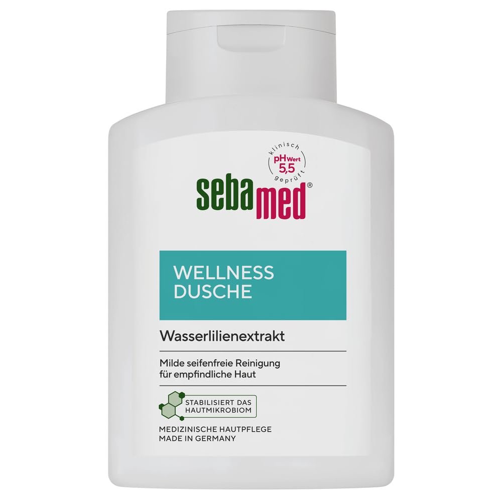 Гель для душа Sebamed Wellness Shower Для чувствительной кожи с экстрактом кувшинки и аллантоином 200 мл, фото №1