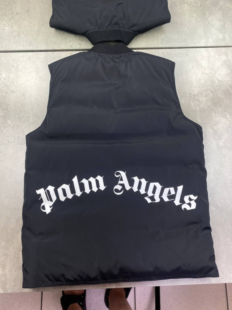 Жилет черный Palm Angels v025, фото №5