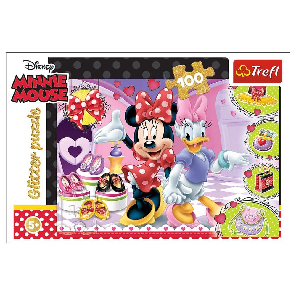 Пазл Trefl Disney Frozen II Glitter Minnie 100 деталей з блискітками, фото №1