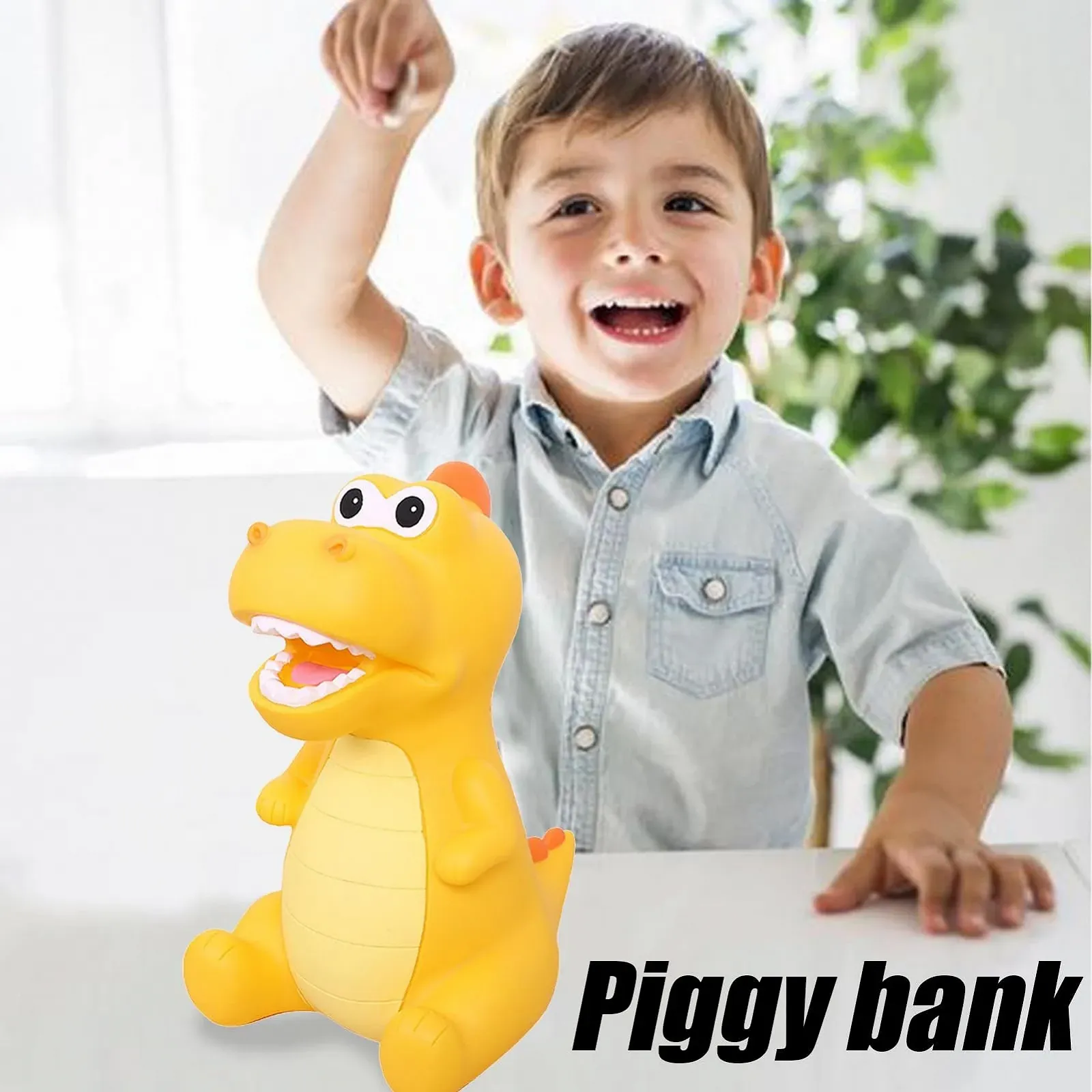 Скарбничка Динозавр мультяшна для хлопчиків та дівчаток, фото №5