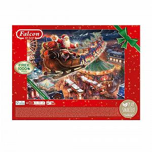 Пазл Falcon Christmas Wonderland 2 x 1000 элементов Синий/Фиолетовый synthetic.ua - Фото 1