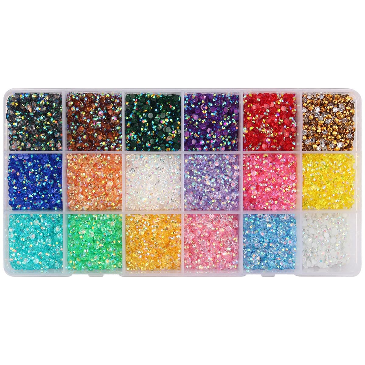 Стрази Смола 3мм 18 кольорів, фото №1 Стрази Смола 3мм 18 кольорів, фото №1