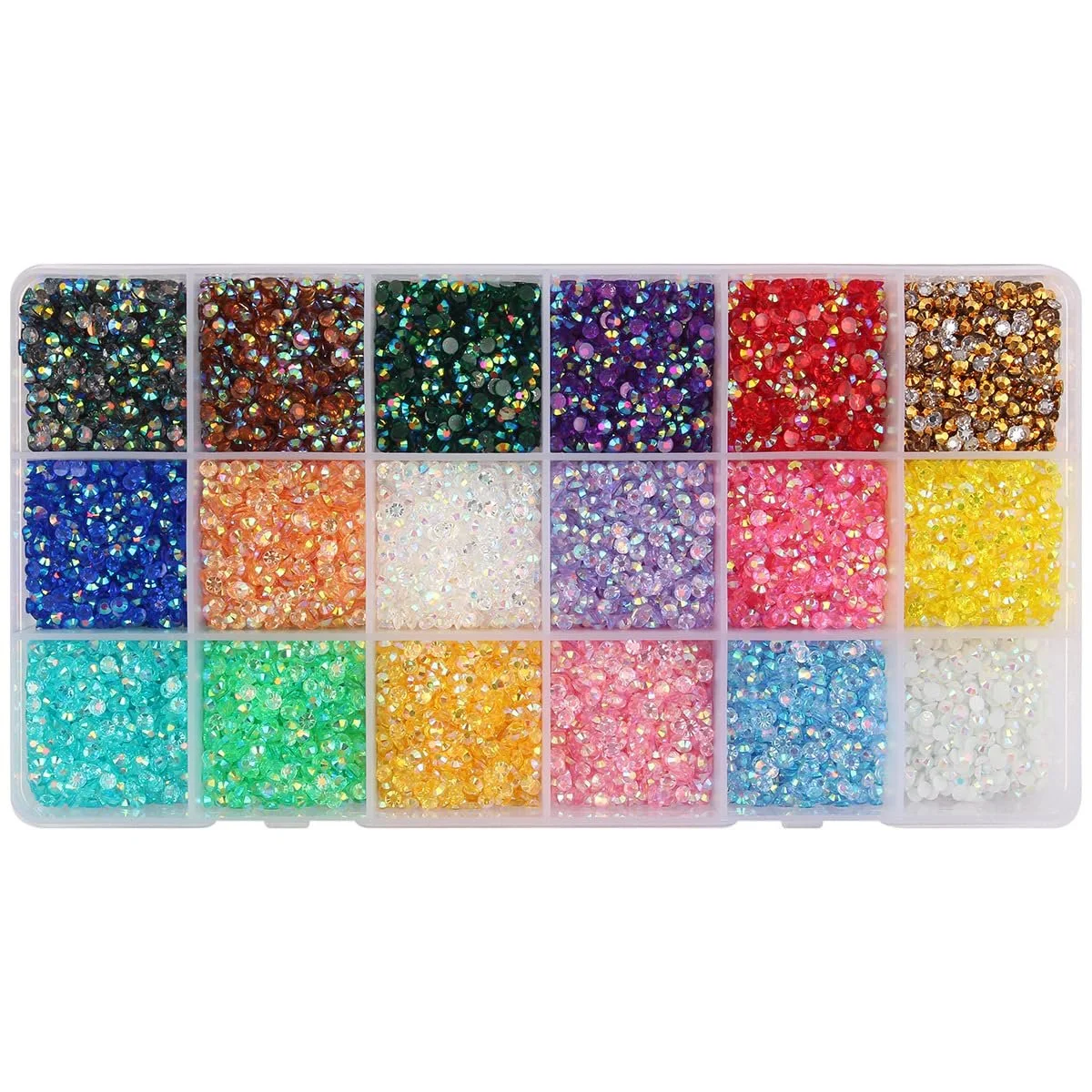 Стразы Смола 3мм 18 цветов, фото №1