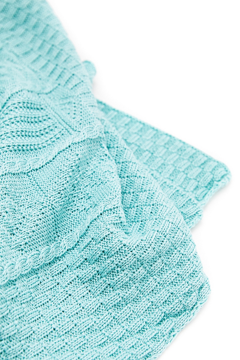 Плед Sewel OW344 140x120 Ментоловый OW344390000, фото №3 Плед Sewel OW344 140x120 Ментоловый OW344390000, фото №3