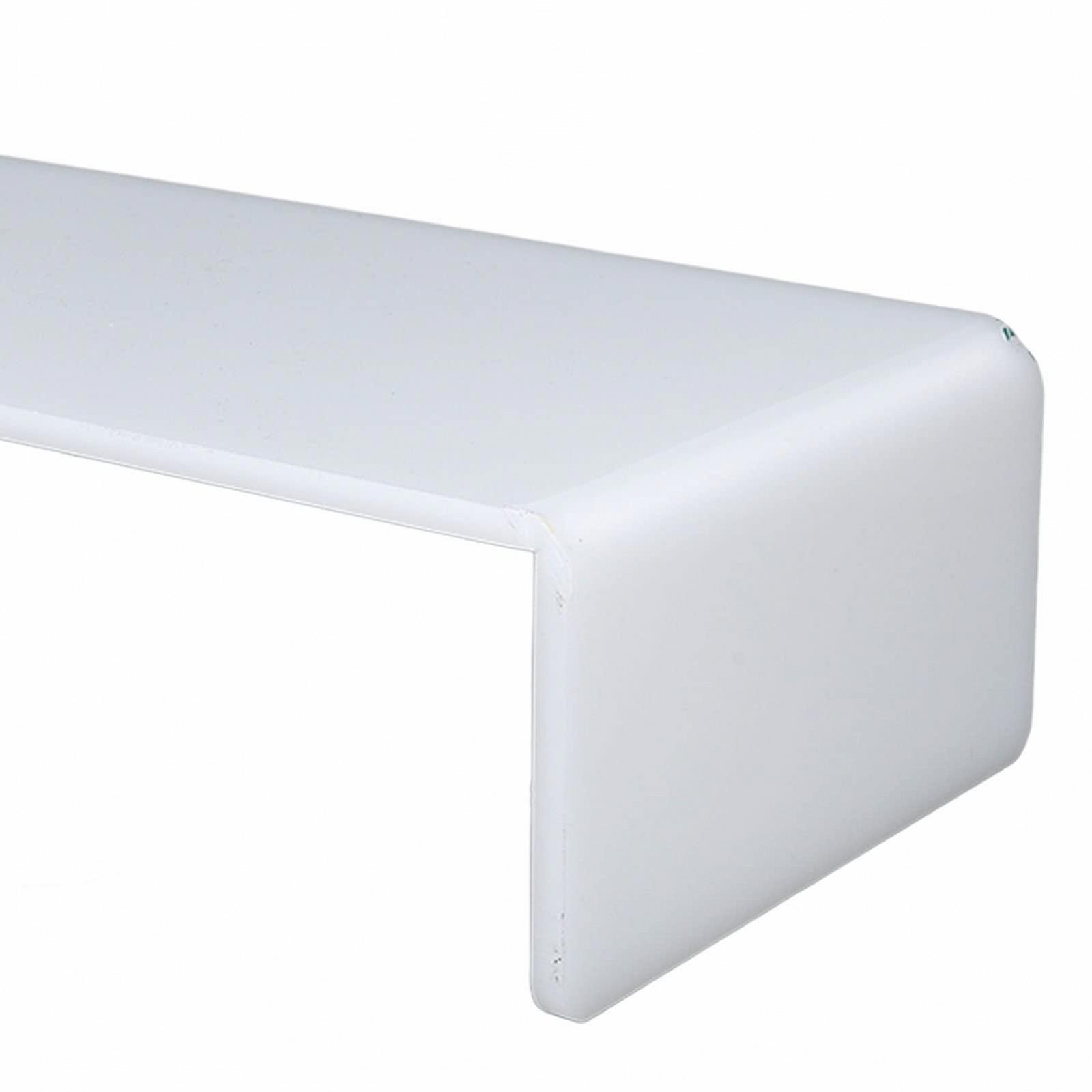 Подставка для монитора Акриловая Fernsher 27 x 16.5 x 8 см, Белая, фото №7