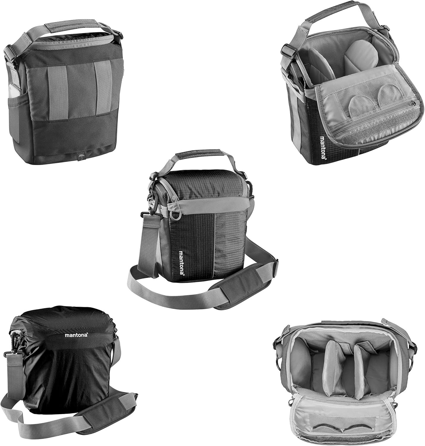 Фоторюкзак Mantona Elements 2-в-1 (зі знімною сумкою) / 49 x 29 x 18 см / Чорний, фото №4