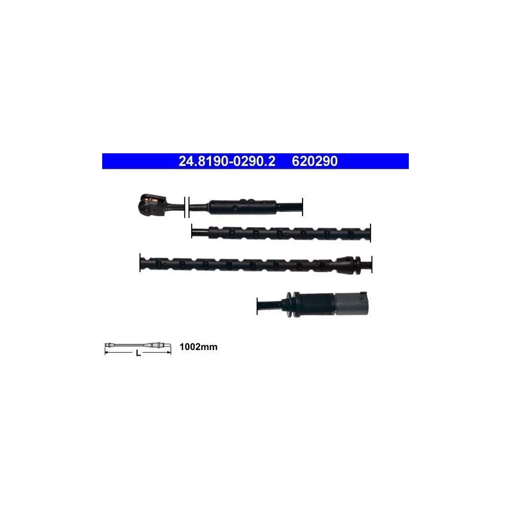 Датчик износа тормозных колодок ATE 24.8190-0290.2 для BMW задняя ось, фото №1 Датчик износа тормозных колодок ATE 24.8190-0290.2 для BMW задняя ось, фото №1