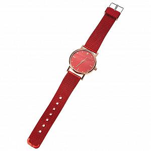 Кварцевые часы LIFKOME Детские часы для девочек Бриллиантовые часы Женские часы Ремешок для часов Наручный секундомер Часы для бизнеса Наручные часы Портативные Женские часы Нержавеющая сталь Красный - Фото 1