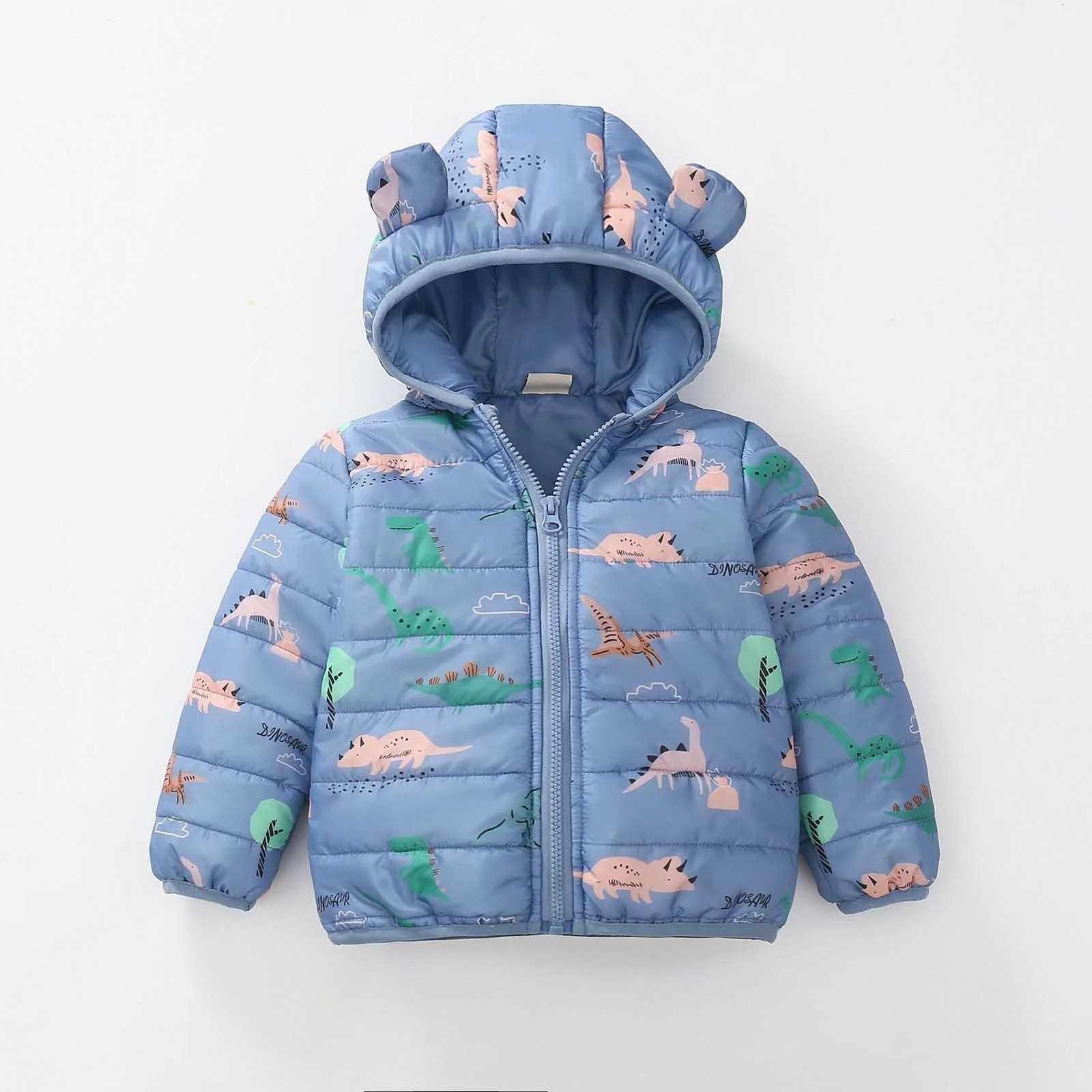 Пухова Куртка Дитяча для Дівчат Зимове Повсякденне Пальто, фото №3