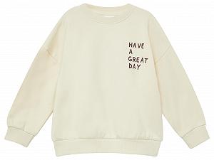 Свитшот s.Oliver Oversize с принтом на спине - Inside Brushed - Фото 1