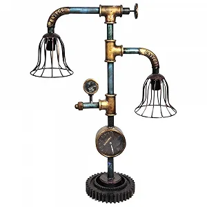 Настільна лампа Industrial Steampunk Vintage Metal Tube 52 x 19 x 68 см - Фото 1