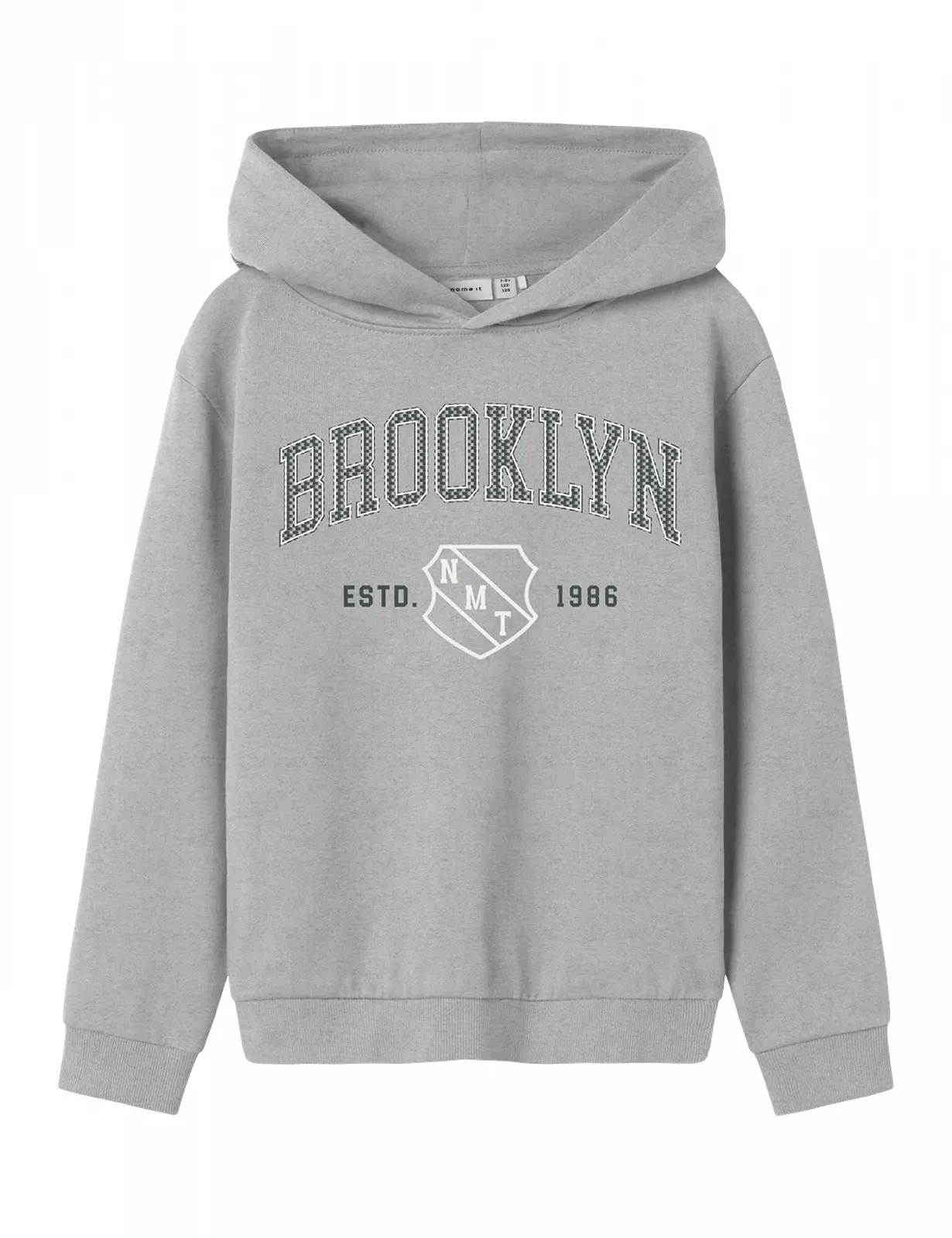 Толстовка NAME IT Nkmnewi LS Nreg Sweat Wh Bru для мальчиков, фото №1 Толстовка NAME IT Nkmnewi LS Nreg Sweat Wh Bru для мальчиков, фото №1